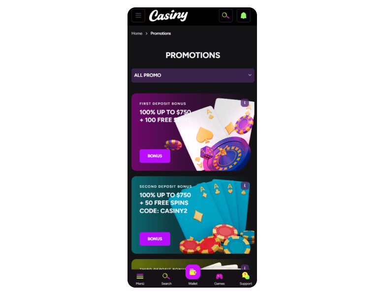 Explore Exciting Games at Casiny Online Casino